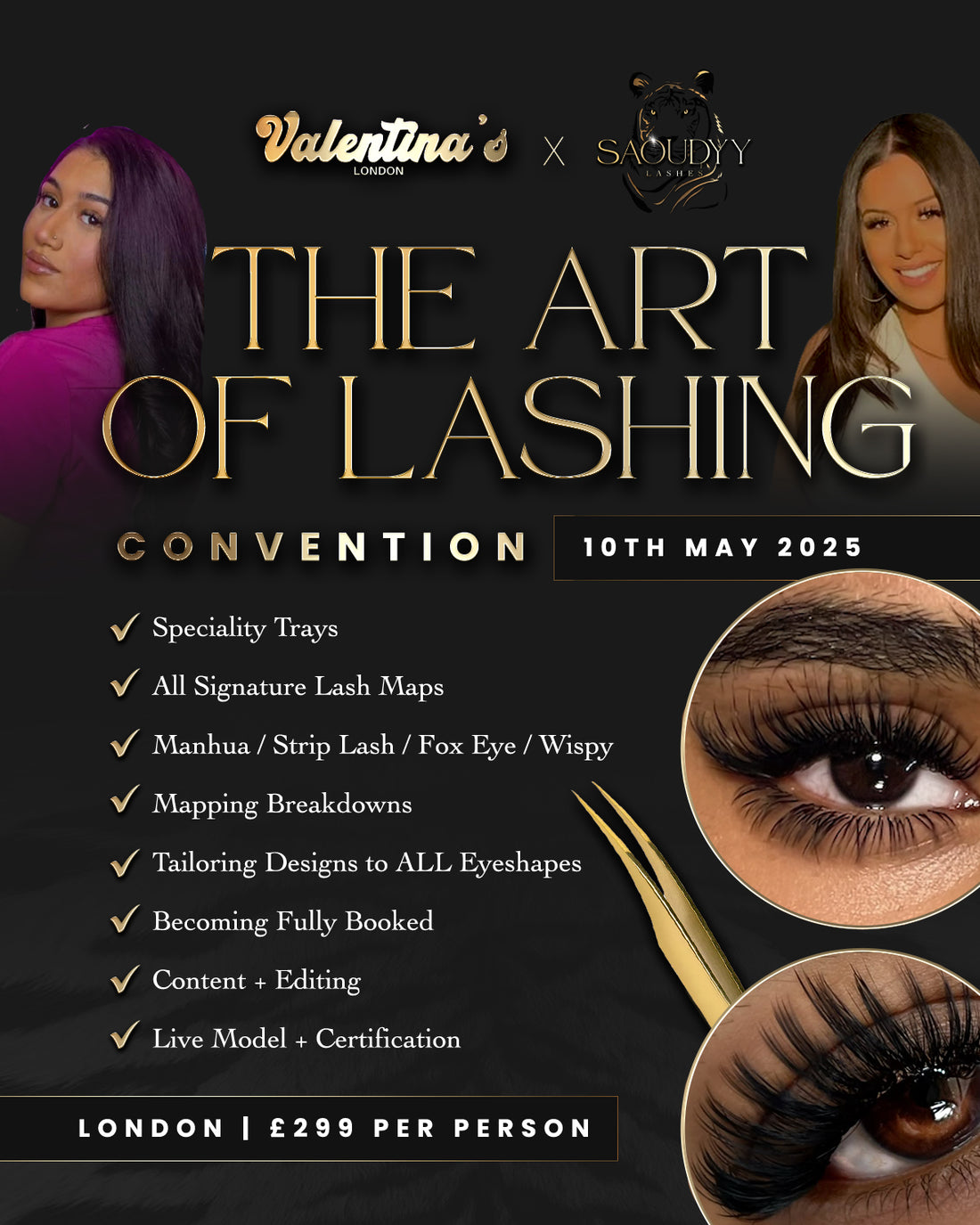 THE ART OF LASHING LONDON CONVENTION